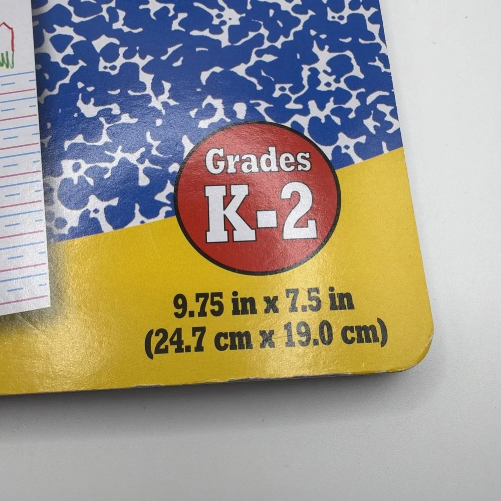 Lot‎ of 2 Primary Journal Composition Books K-2 Picture Story Handwriting Draw
